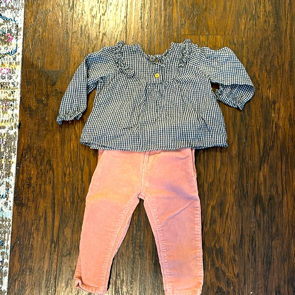 Zara outfit corduroy pants